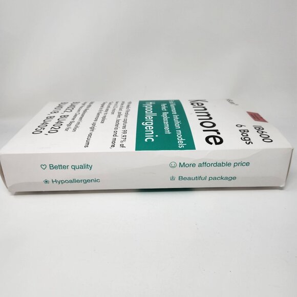 HSLAN Vacuum Bags Compatible with Kenmore IB600 HEPA Replacement 6 Pack Hypoalle - Picture 5 of 6